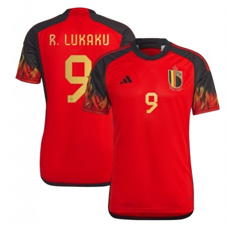 Romelu Lukaku Belgium National Team 2022-23 Home Jersey - Red