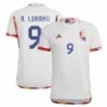 Romelu Lukaku Belgium National Team 2022-23 Away Jersey - White