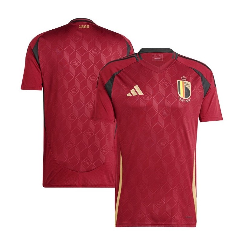 Belgium FA Home Shirt 2024 - Burgundy