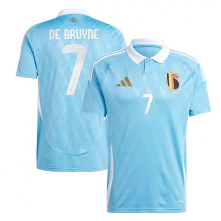 Belgium FA Away Shirt 2024 with De Bruyne 7 printing - Blue