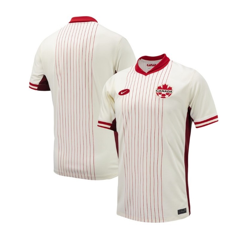 Canada Soccer Men's 2024 Away Jersey - Cream