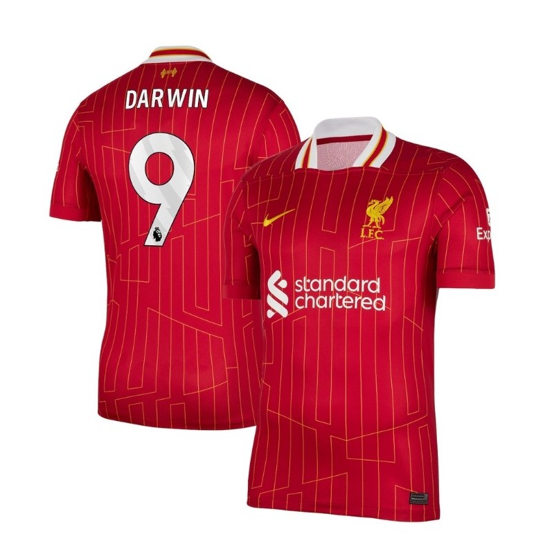 Darwin Núñez Liverpool 2024/25 Home Player Jersey – Red