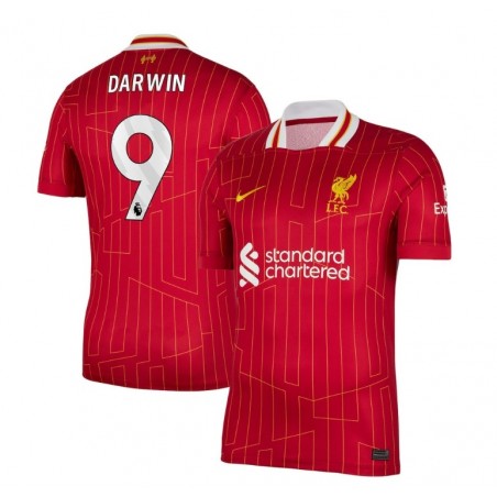 Darwin Núñez Liverpool 2024/25 Home Player Jersey – Red