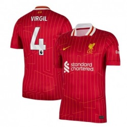 Virgil van Dijk Liverpool 2024/25 Home Player Jersey – Red