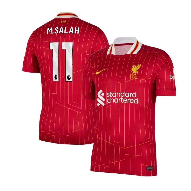 Mohamed Salah Liverpool 2024/25 Home Player Jersey – Red