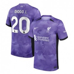 Liverpool Third Stadium Shirt 2023-24 with Diogo J. 20 ,Purple