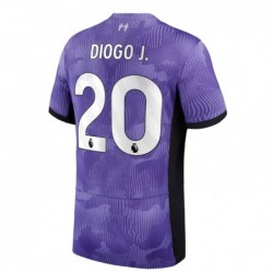 Liverpool Third Stadium Shirt 2023-24 with Diogo J. 20 ,Purple