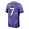 Liverpool Third Stadium Shirt 2023-24 with Luis Díaz 7 ,Purple