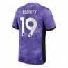 Liverpool Third Stadium Shirt 2023-24 with Elliott 19,Purple