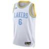 Los Angeles Lakers LeBron James 6 White Classic Edition Jersey