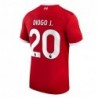 Liverpool Home Stadium Shirt 2023-24 with Diogo J. 20,Red