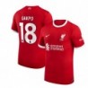 Liverpool Home Stadium Shirt 2023-24 with Gakpo 18,Red