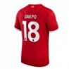 Liverpool Home Stadium Shirt 2023-24 with Gakpo 18,Red