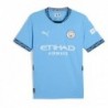 Manchester City Home Shirt 2024-25 with De Bruyne 17,Light Blue