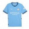 Manchester City Home Shirt 2024-25 with Haaland 9,Light Blue