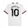 Manchester City Away Shirt 2023-24 with Grealish 10,White