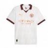 Manchester City Away Shirt 2023-24 with J.Alvarez 19,White