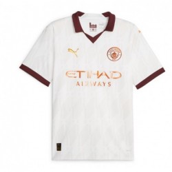 Manchester City Away Shirt 2023-24 with Rúben 3,White