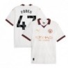 Manchester City Away Shirt 2023-24 with Foden 47,White